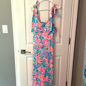 NWT Lilly Pulitzer Malala Maxi Dress in Tropical Punch